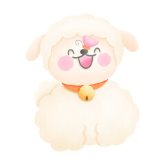 funny sheep cartoon
