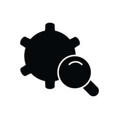 Virus Icon vector stock illustration