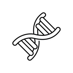 DNA Strand Icon vector stock illustration