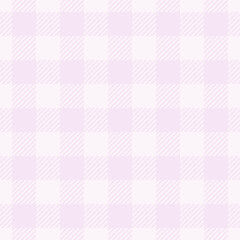 Native background seamless plaid, finish fabric textile check. Bandanna texture pattern vector tartan in lavender blush and white colors.