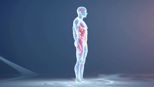 Ethereal Energy Movement Depicting Wellness and Harmony, Generative AI