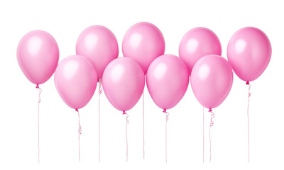pink party balloons