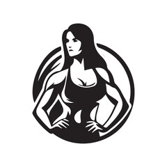 vector illustration of a girl