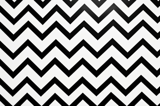 Black and white chevron zigzag pattern background for textiles or wallpaper