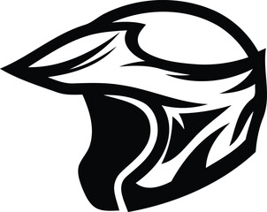 Modern and stylized motorcycle helmets silhouette vector art, stylized motorcycle helmets line art vector, stylized motorcycle helmets vector icon design