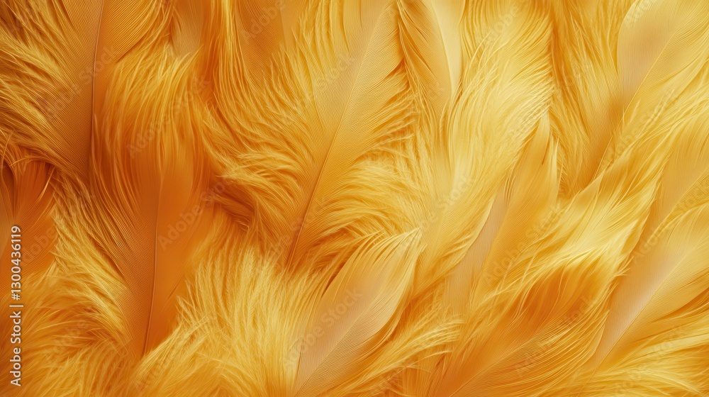 Poster intricate feather patterns in macro focus