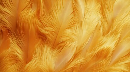 Intricate Feather Patterns in Macro Focus