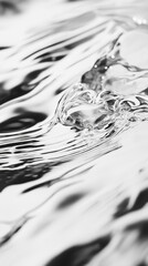 Gentle Ripples: Close-Up of Shimmering Water with Intricate Texture
