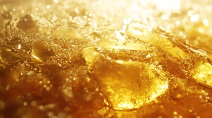 Obraz premium Shimmering Wet Glass Surface in Soft Diffused Light