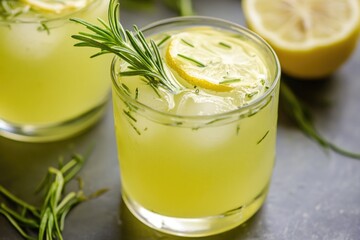 A refreshing glass of lemonade with a slice of lemon, perfect for hot summer days or as a symbol of hospitality