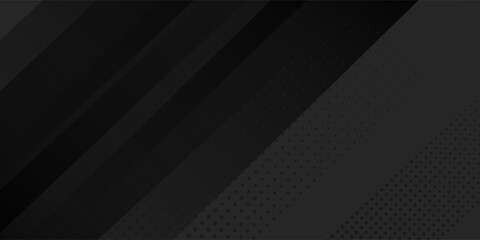Obraz premium Abstract black background. Modern and Creative Trend Design in vector illustration