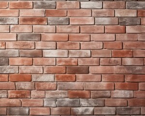 Fototapeta premium Brick wall background. Wall texture with brown color. Can be used as wallpaper, banner
