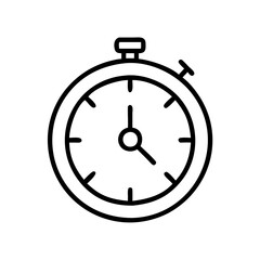 Stopwatch icon for time management