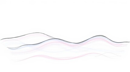 Soft rolling hills are illustrated with delicate pink and blue watercolors against a white background.