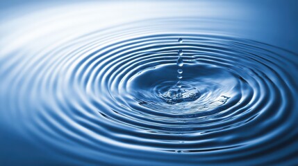 The undulating motion of ocean waves creating mesmerizing circular water patterns in deep blue sea.