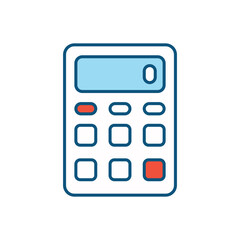 Calculator vector icon 