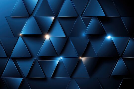 Discover a captivating abstract digital pattern with striking triangles and an umbrella motif in this intriguing image design.