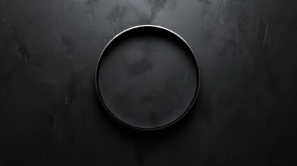 Animation of circle moving on black background.