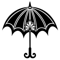 umbrella isolated on white background. Mardi Gras Umbrella icons  © Soraia Akter