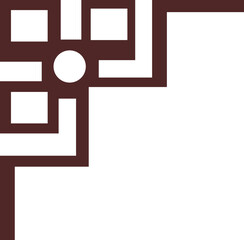 Geometric Frame Corners