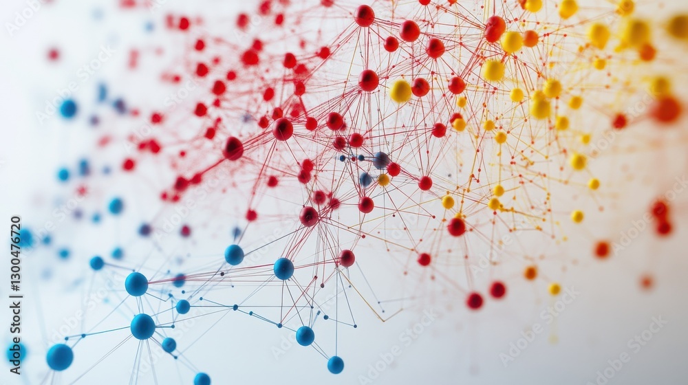 Poster mapping relationships: diagramming interconnected data points