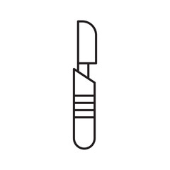 Scalpel line icon