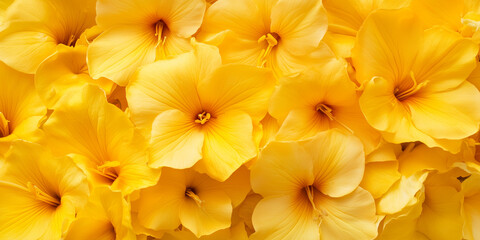 Obraz premium Close up vibrant yellow flowers background