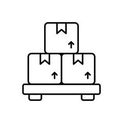 Distribution vector icon 