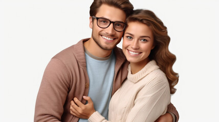 Fototapeta premium portrait of a happy couple