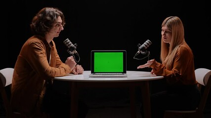 Engaging Conversation in a Studio Setting With Influencers Discussing Storytelling Techniques