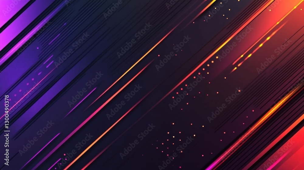 Poster dark deep black dynamic abstract vector background with diagonal lines. modern creative premium grad