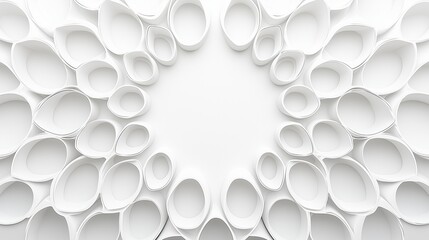 Geometric Circular Pattern background white background