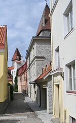 Tallinn An der Stadtmauer mit Wehrtürmen