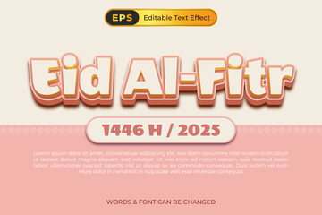 Eid Mubarak Text Effect