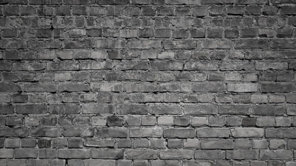 old grey brick wall close up
