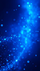 Fototapeta premium Digital blue dots background, graphic novel art. with white shades