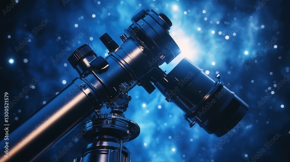 Wall mural ai-powered telescope with real-time cosmic event alerts, smart celestial mapping, and quantum-enhanc