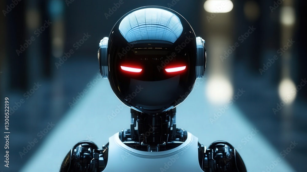Poster ai-powered chatbot analyzing incoming text messages, instantly identifying and blocking scam attempt