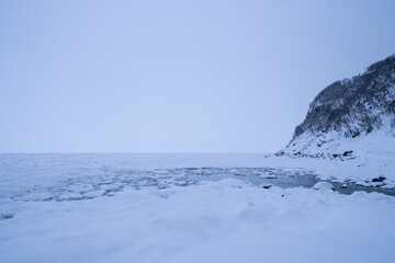 Drift ice in Hokkaido Japan © 善弘 石垣