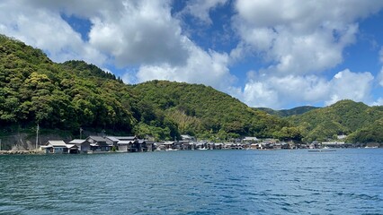 lake and mountains