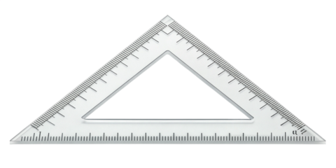 "Transparent Triangle Ruler with Clipping Path – Isolated on Transparent Background"
"Clear Plastic Triangle Ruler – High-Quality Transparent Geometry Tool"
