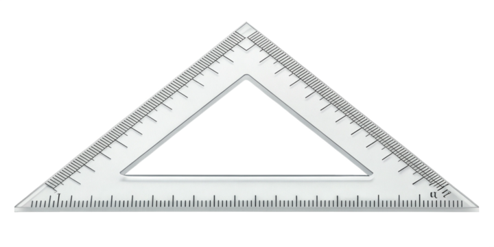 "Transparent Triangle Ruler with Clipping Path – Isolated on Transparent Background"
"Clear Plastic Triangle Ruler – High-Quality Transparent Geometry Tool" - Powered by Adobe