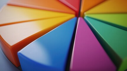 pie chart system where businesses analyze customer satisfaction through real-time graphical representations