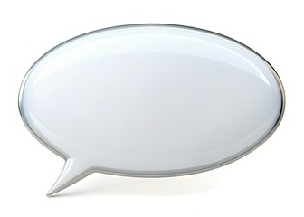 Showcase your product with this sleek, long oval speech bubble mockup, ideal for marketing and design.