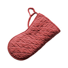 Stylish and practical kitchen mitt for safe cooking and baking during culinary adventures and family gatherings, cut out