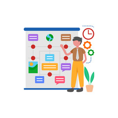 Project Management Vector Illustration
