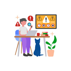 Risk Management Vector Illustration