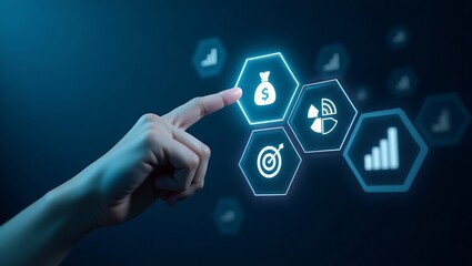 Fintech. Investment Concept – Smart Money Management, Business Finance, and Capital Fundraising Strategies, economic investment, savings and investment, business funding

