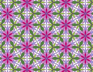 Floral Pattern, Plant Background for Fashion, Woven Wall Hanging, Print, Modern Floral Pattern, Suitable for Fashion and Decoration.