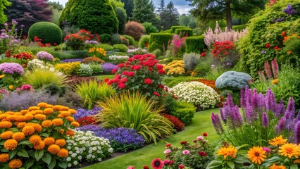 Vibrant Garden Landscape
